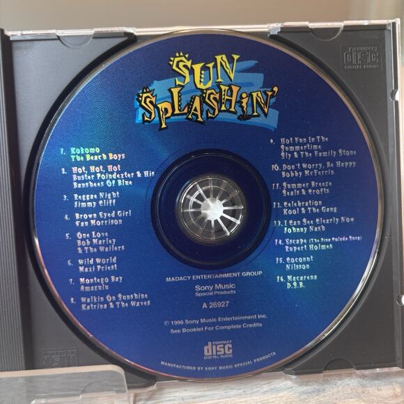 Sun Splashin' Vol. 1 [CD, 1996, Island Records] Reggae Compilation Various Artis - Picture 4 of 5
